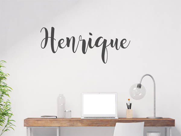 Wandtattoo Henrique in Handschrift