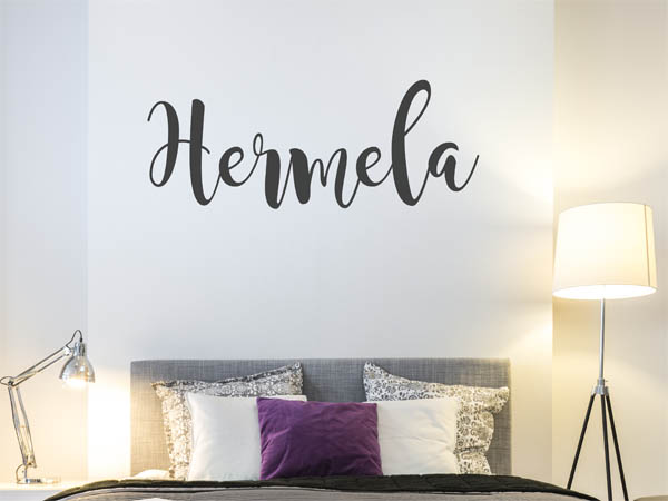 Wandtattoo Hermela in Handschrift