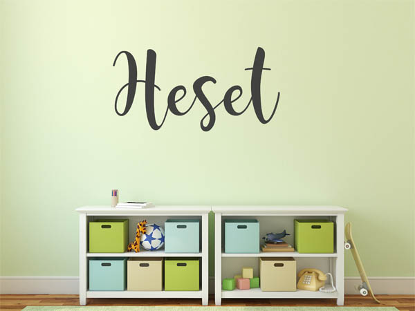 Wandtattoo Heset in Handschrift