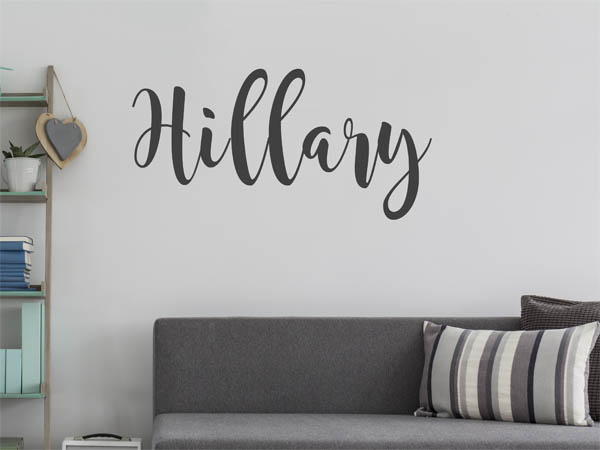 Wandtattoo Hillary in Handschrift