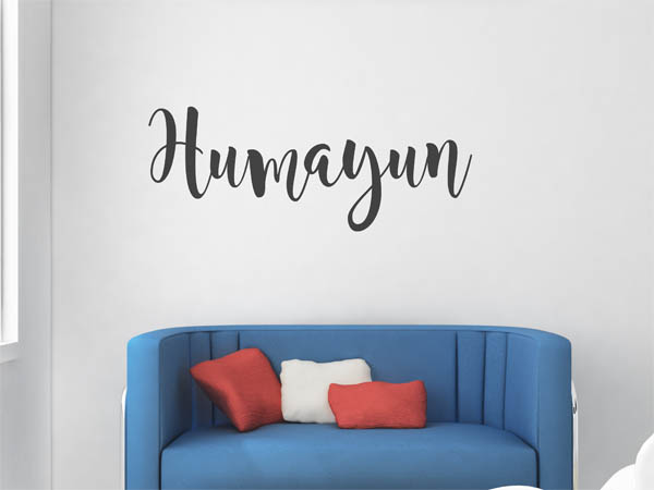 Wandtattoo Humayun in Handschrift