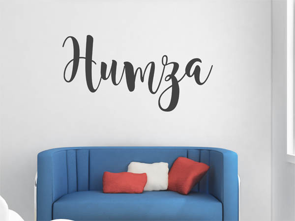 Wandtattoo Humza in Handschrift