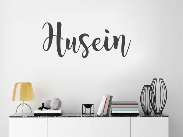 Wandtattoo Husein in Handschrift