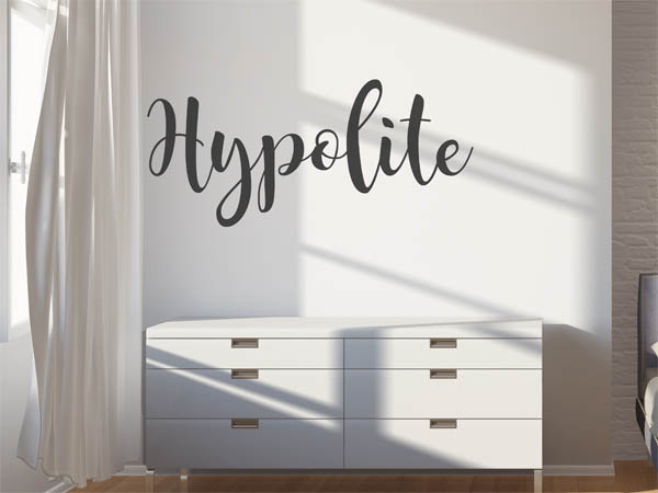 Wandtattoo Hypolite in Handschrift