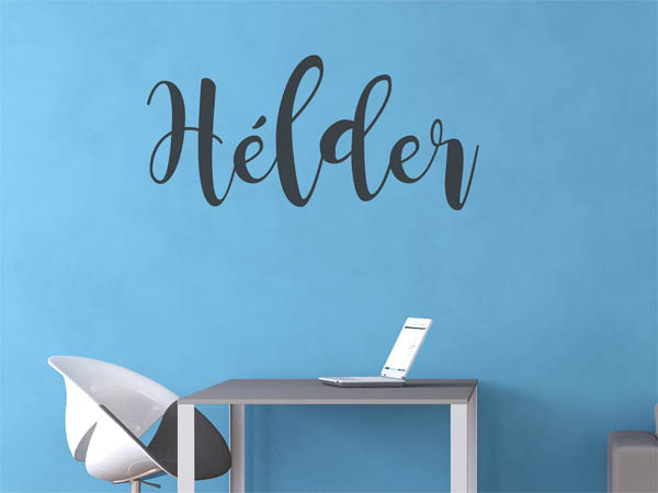 Wandtattoo Hélder in Handschrift