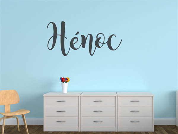 Wandtattoo Hénoc in Handschrift