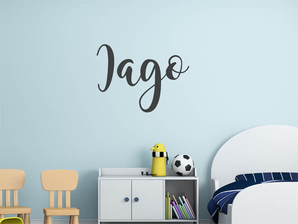 Wandtattoo Iago in Handschrift