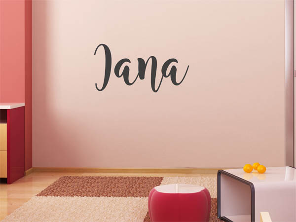 Wandtattoo Iana in Handschrift