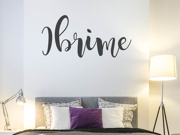 Wandtattoo Ibrime in Handschrift