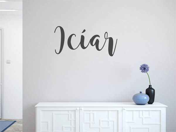 Wandtattoo Icíar in Handschrift