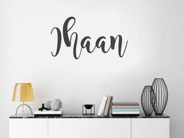 Wandtattoo Ihaan in Handschrift