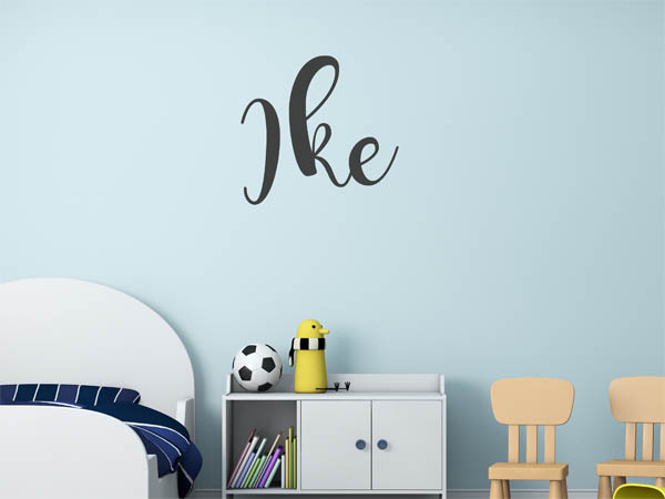 Wandtattoo Ike in Handschrift