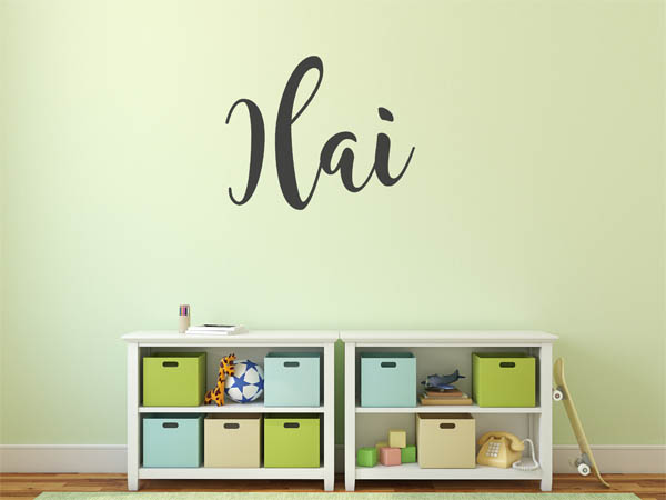 Wandtattoo Ilai in Handschrift