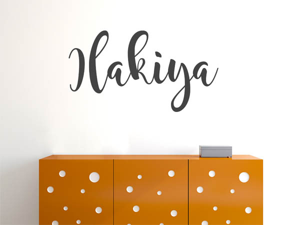 Wandtattoo Ilakiya in Handschrift