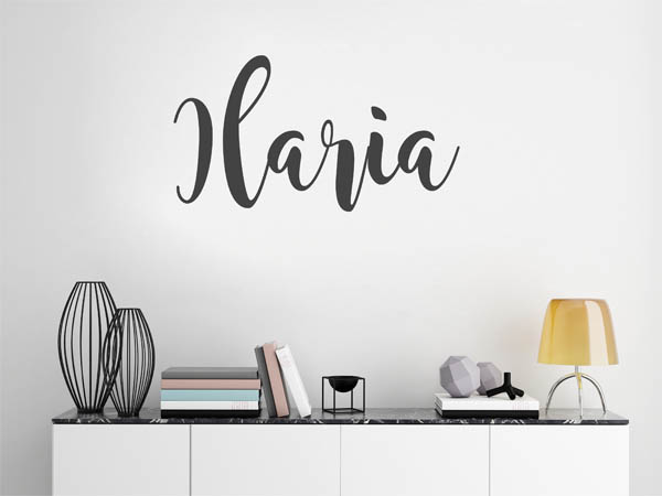 Wandtattoo Ilaria in Handschrift
