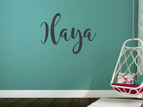 Wandtattoo Ilaya in Handschrift