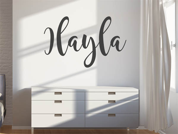 Wandtattoo Ilayla in Handschrift