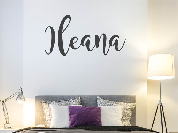 Wandtattoo Ileana in Handschrift