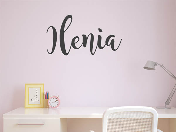 Wandtattoo Ilenia in Handschrift