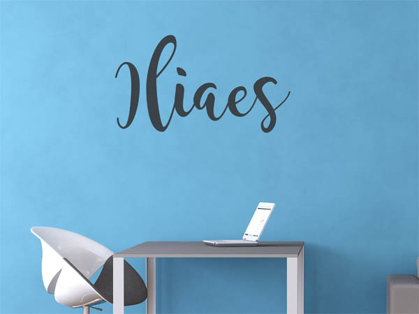 Wandtattoo Iliaes in Handschrift