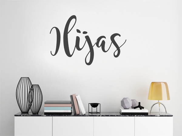 Wandtattoo Ilijas in Handschrift