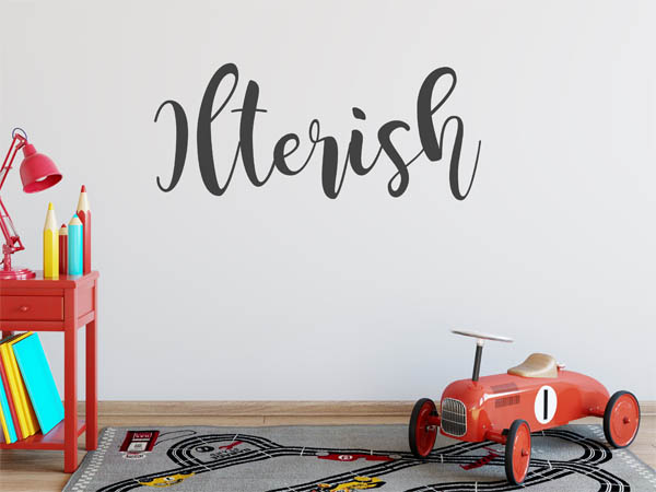 Wandtattoo Ilterish in Handschrift