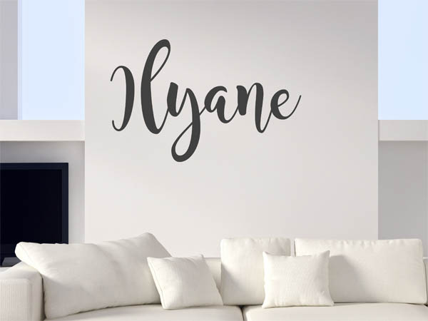 Wandtattoo Ilyane in Handschrift