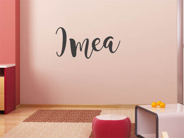 Wandtattoo Imea in Handschrift