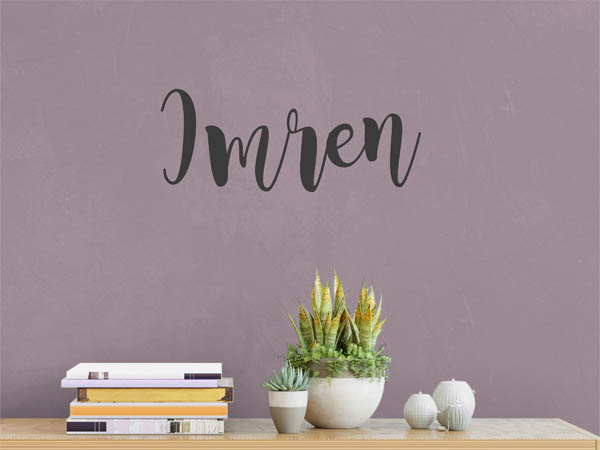 Wandtattoo Imren in Handschrift