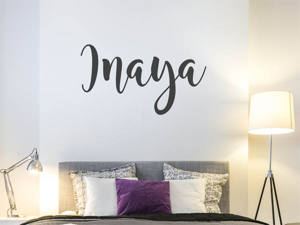 Wandtattoo Inaya in Handschrift