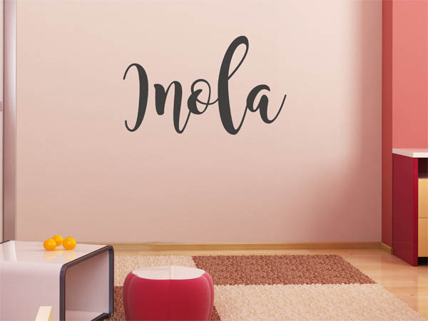 Wandtattoo Inola in Handschrift