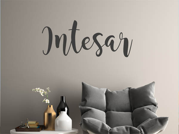 Wandtattoo Intesar in Handschrift