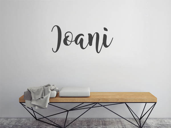 Wandtattoo Ioani in Handschrift