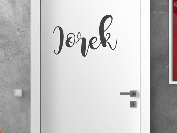 Wandtattoo Iorek in Handschrift