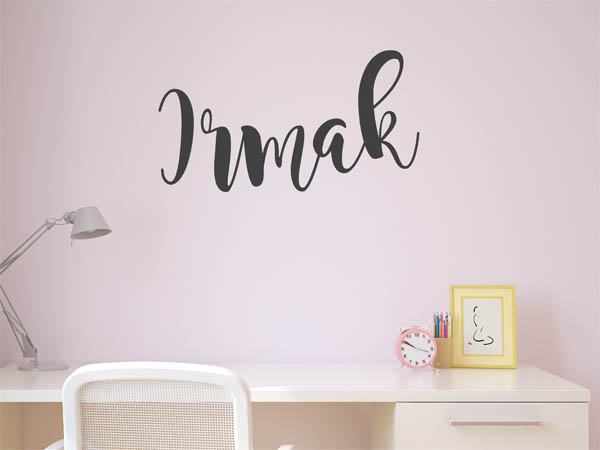 Wandtattoo Irmak in Handschrift