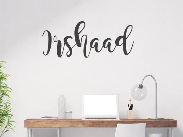 Wandtattoo Irshaad in Handschrift