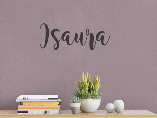 Wandtattoo Isaura in Handschrift