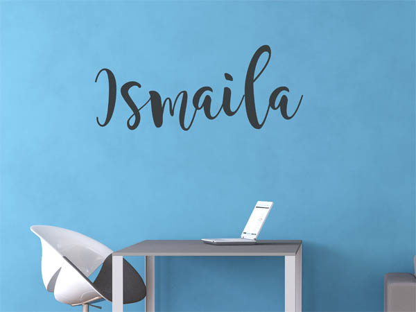 Wandtattoo Ismaila in Handschrift