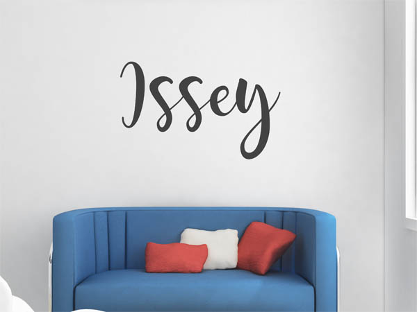 Wandtattoo Issey in Handschrift