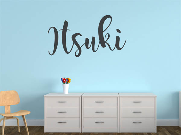 Wandtattoo Itsuki in Handschrift
