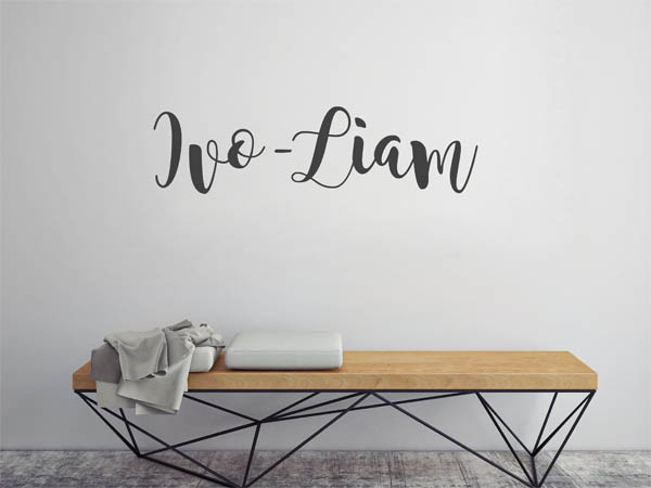 Wandtattoo Ivo-Liam in Handschrift