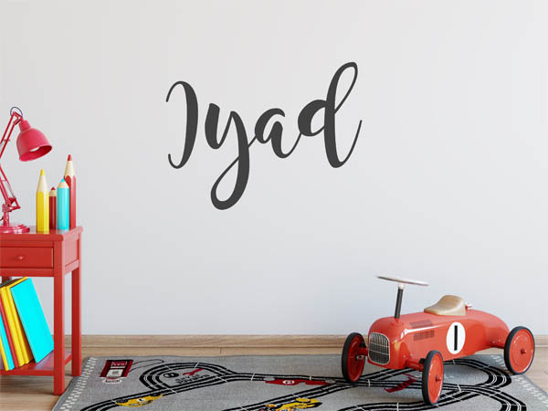 Wandtattoo Iyad in Handschrift