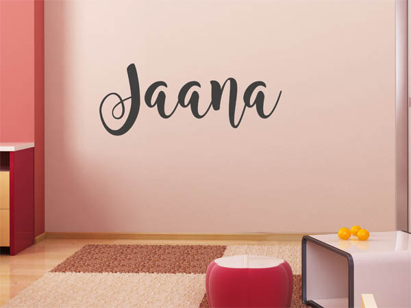 Wandtattoo Jaana in Handschrift