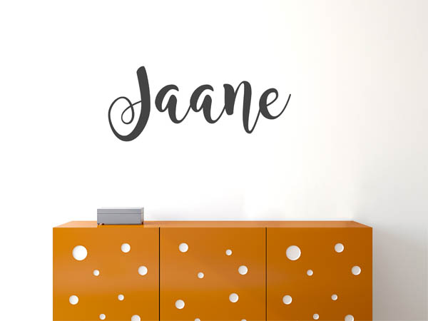 Wandtattoo Jaane in Handschrift