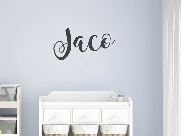 Wandtattoo Jaco in Handschrift