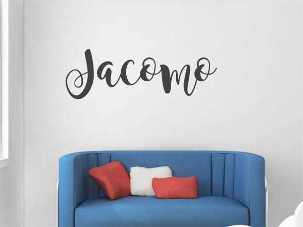 Wandtattoo Jacomo in Handschrift