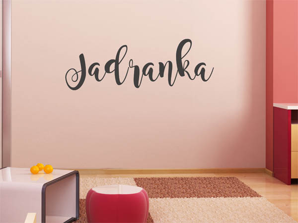 Wandtattoo Jadranka in Handschrift