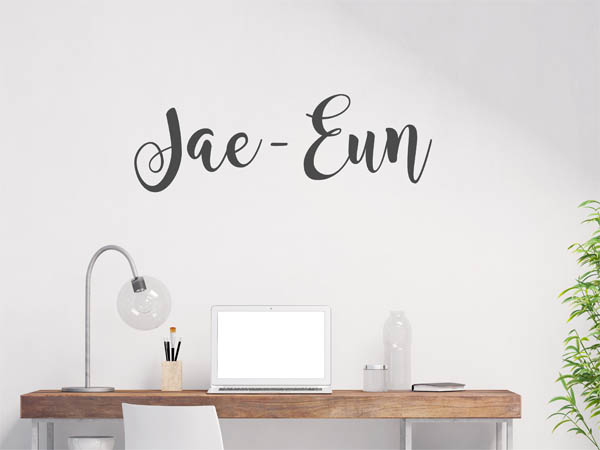 Wandtattoo Jae-Eun in Handschrift