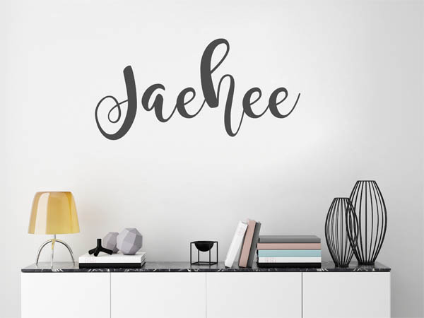 Wandtattoo Jaehee in Handschrift