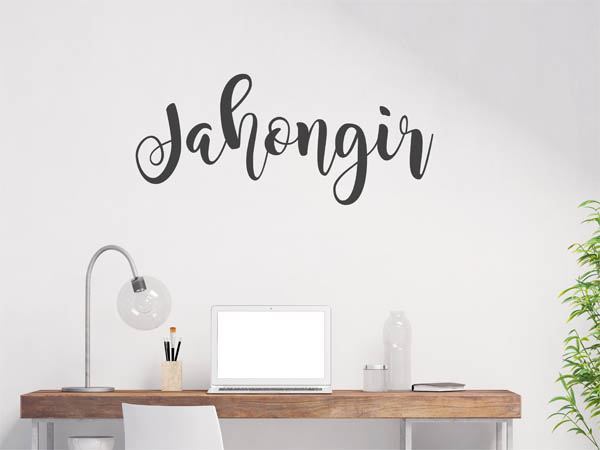 Wandtattoo Jahongir in Handschrift